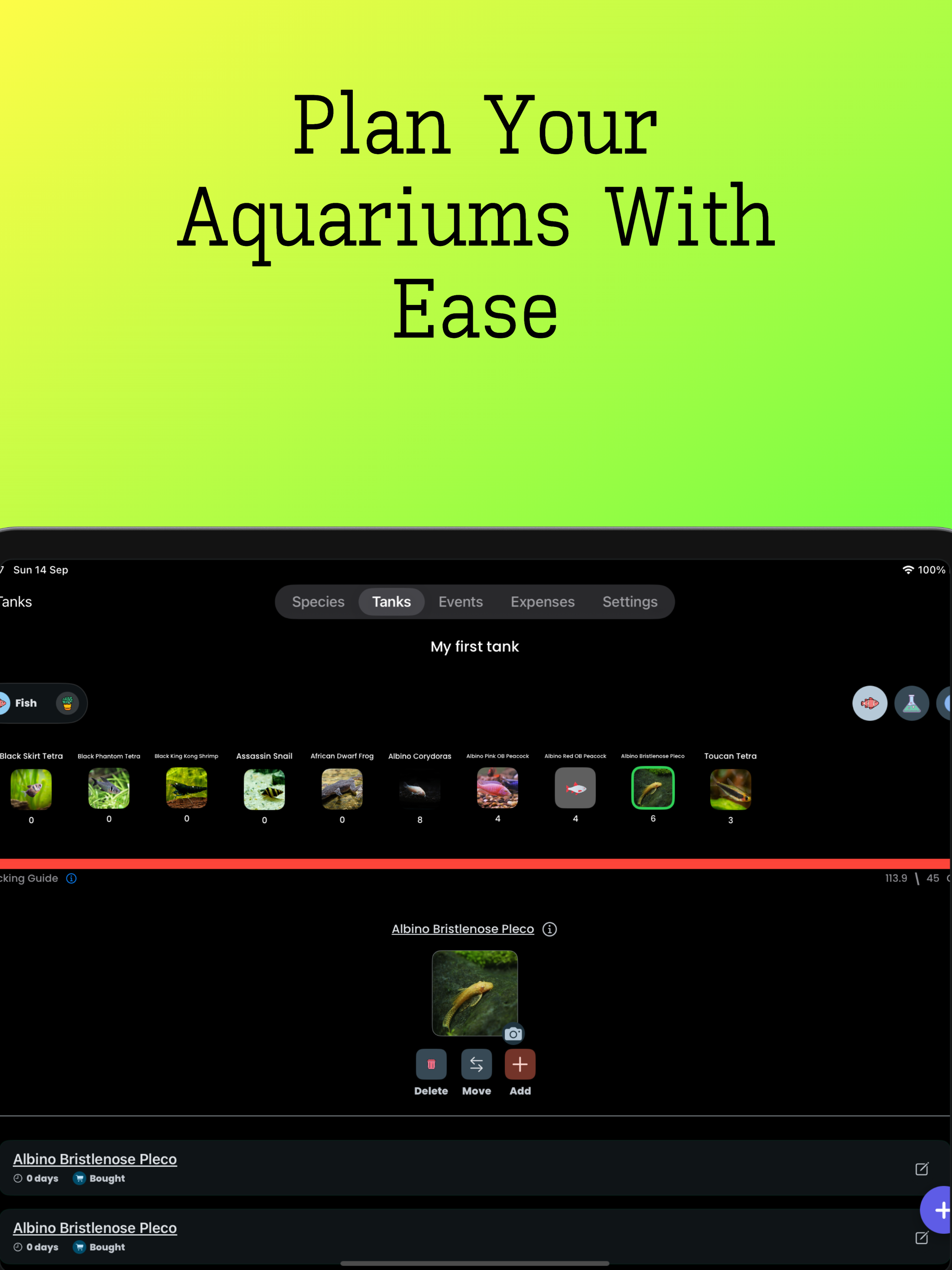 Fishi: Aquarium Manager screenshot 8