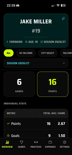 Hockey Log screenshot 1