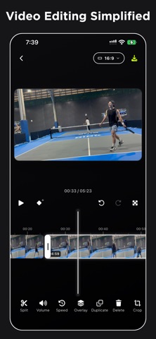 Pickleball Video Editor Screenshot 1 of 4
