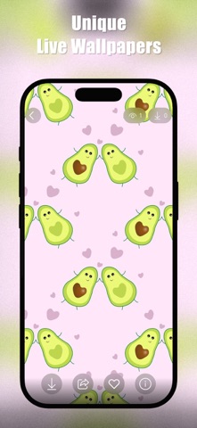 Cute Avocado Wallpapers 4K screenshot