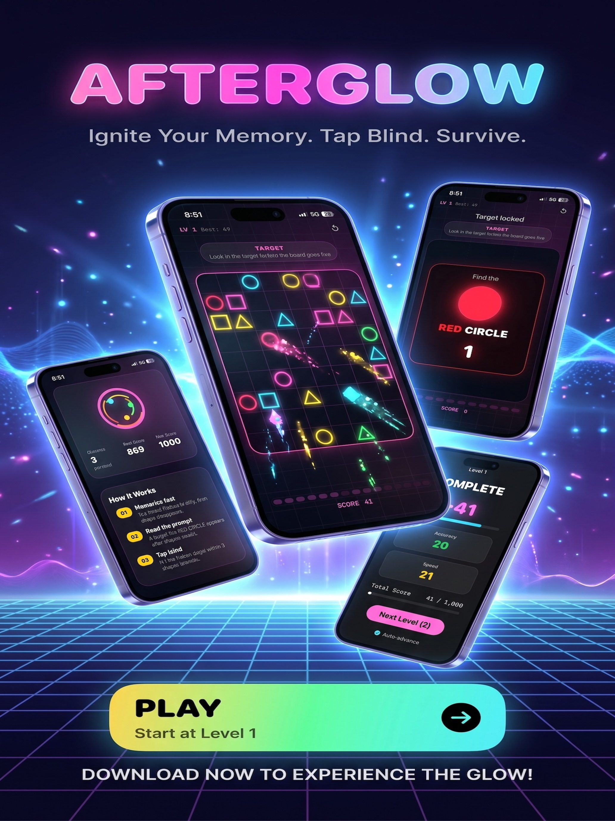 Afterglow Memory Game screenshot 5