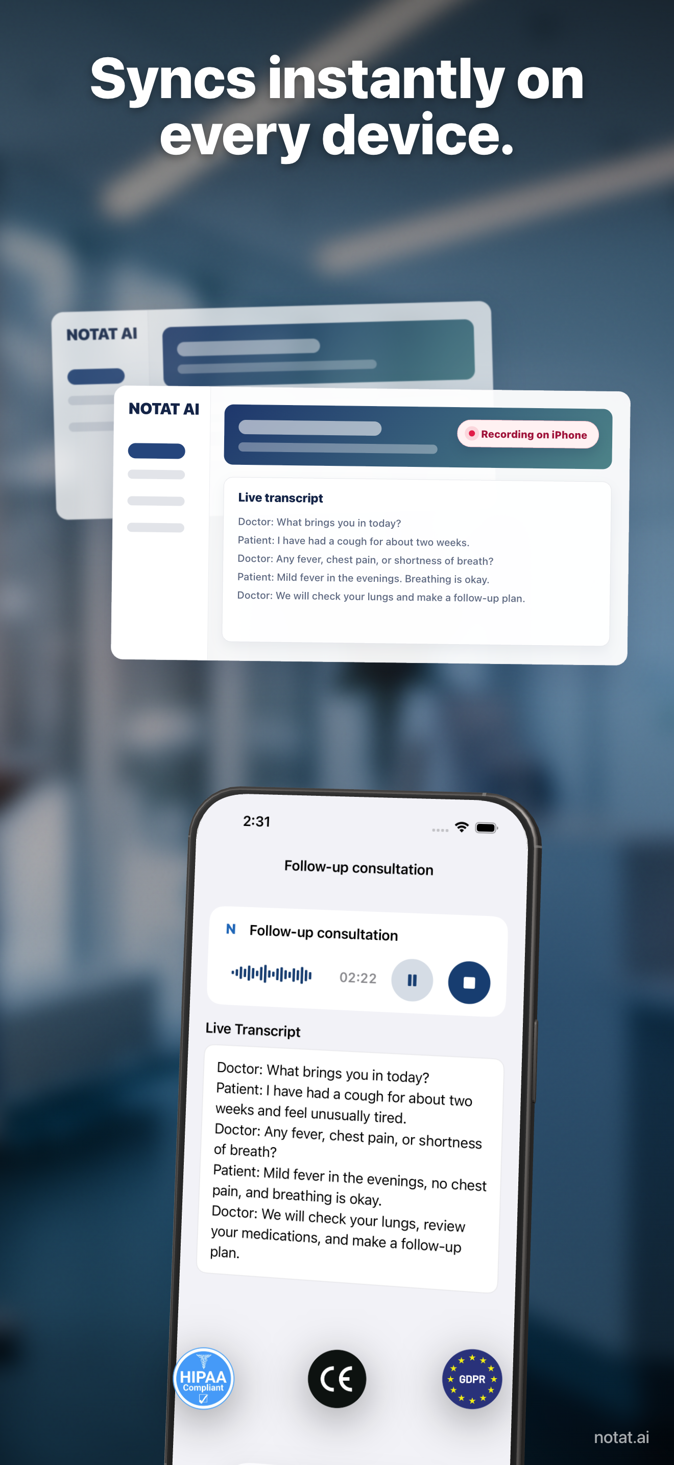 Notat AI - Medical Note Taker