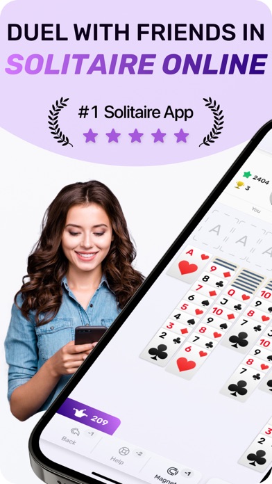 Solitaire Klondike Online Duel Screenshot