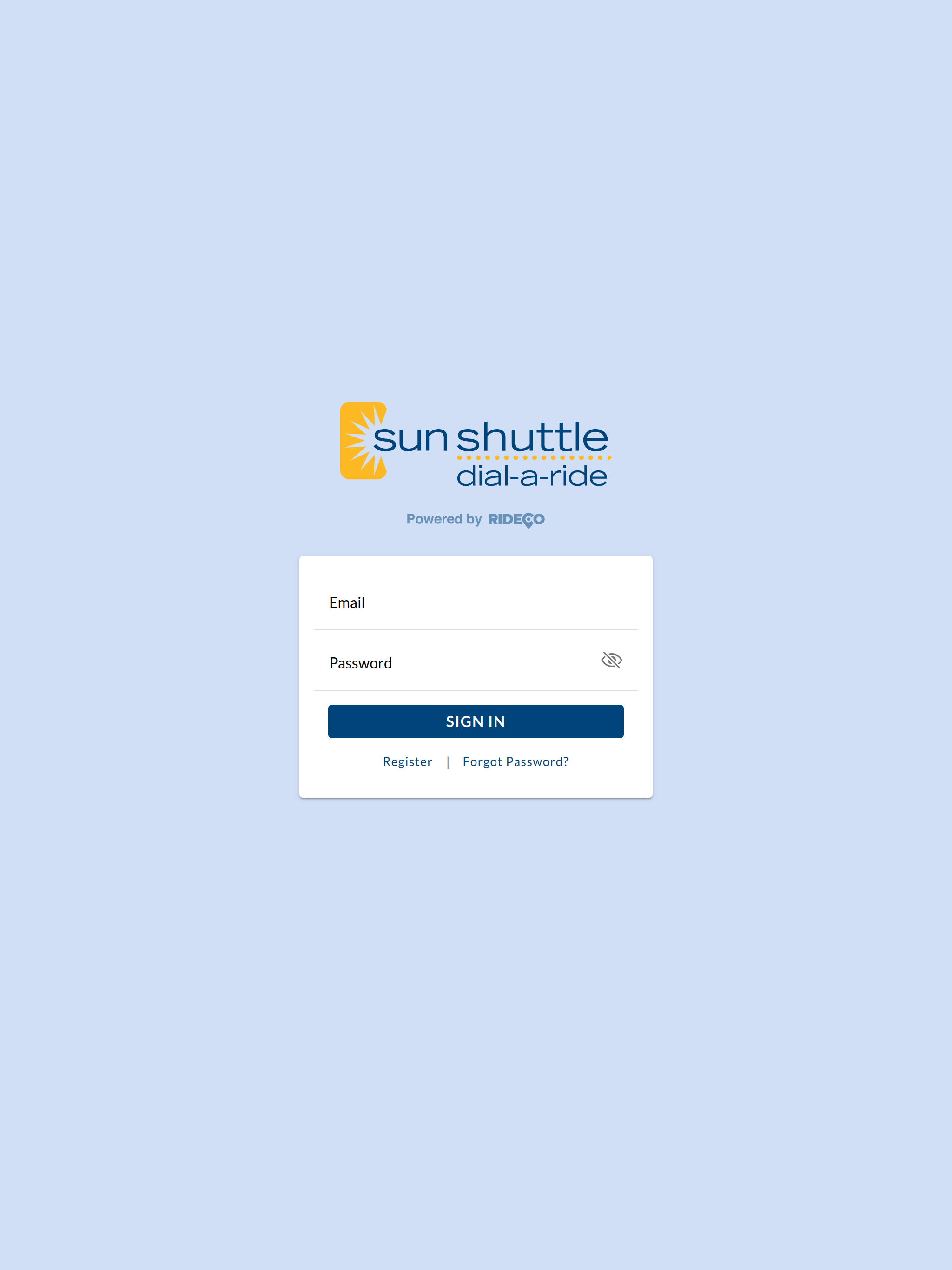 Sun Shuttle DAR Passenger App screenshot 10