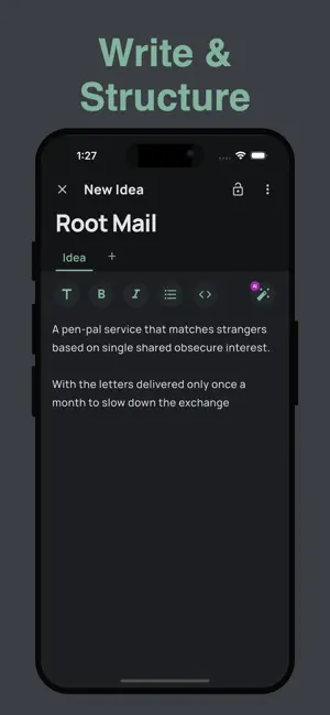Idea Vault: AI Notes App screenshot 2