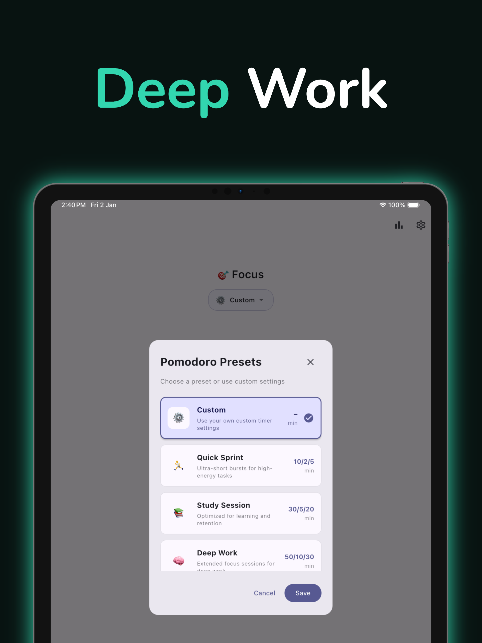 Focus Timer & Task Manager screenshot 10
