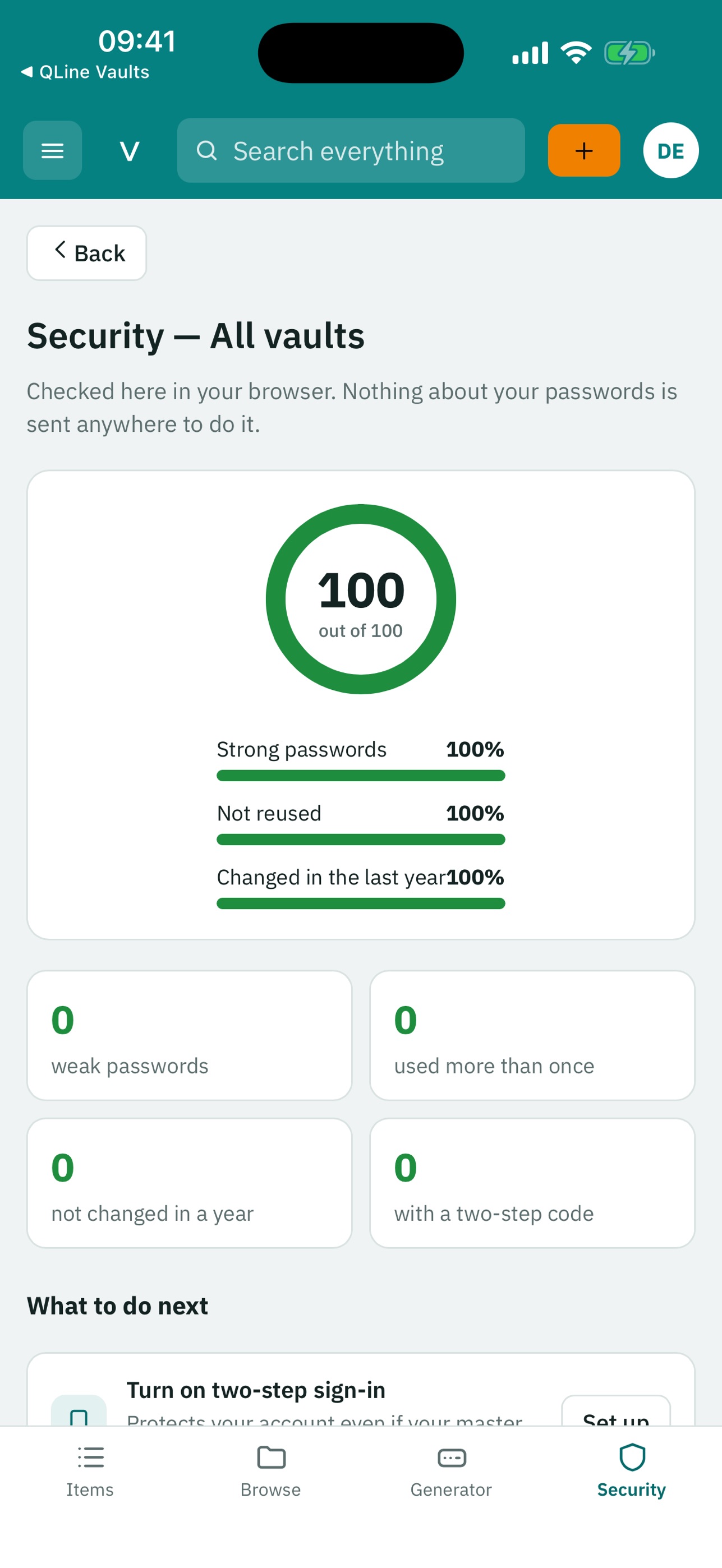 Screenshot 4 of QLine Vaults