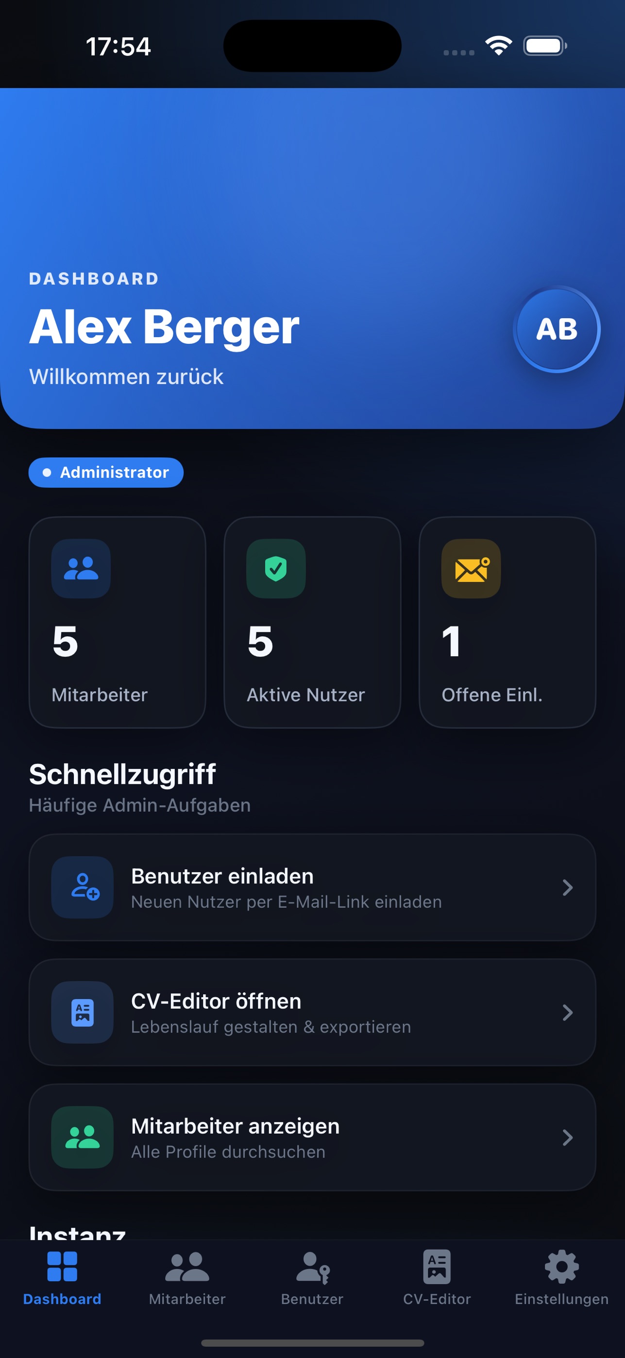 Screenshot 1 of ExpertMatcherMobile