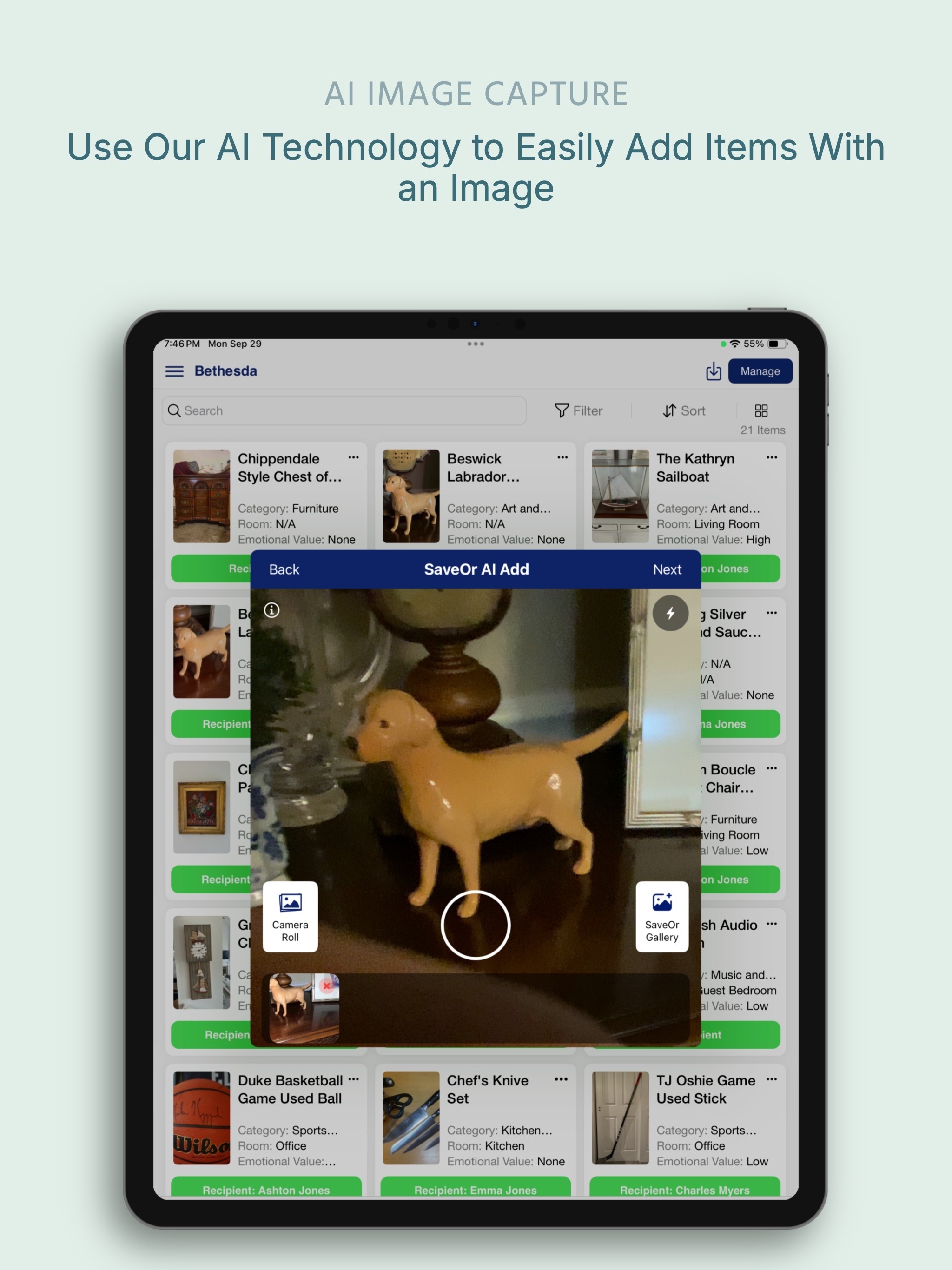 SaveOr: Home Inventory App