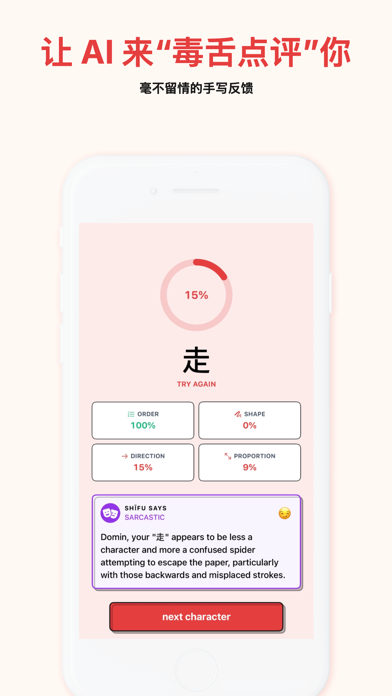 Hanzi Roast: 汉语HSK书写大师 screenshot
