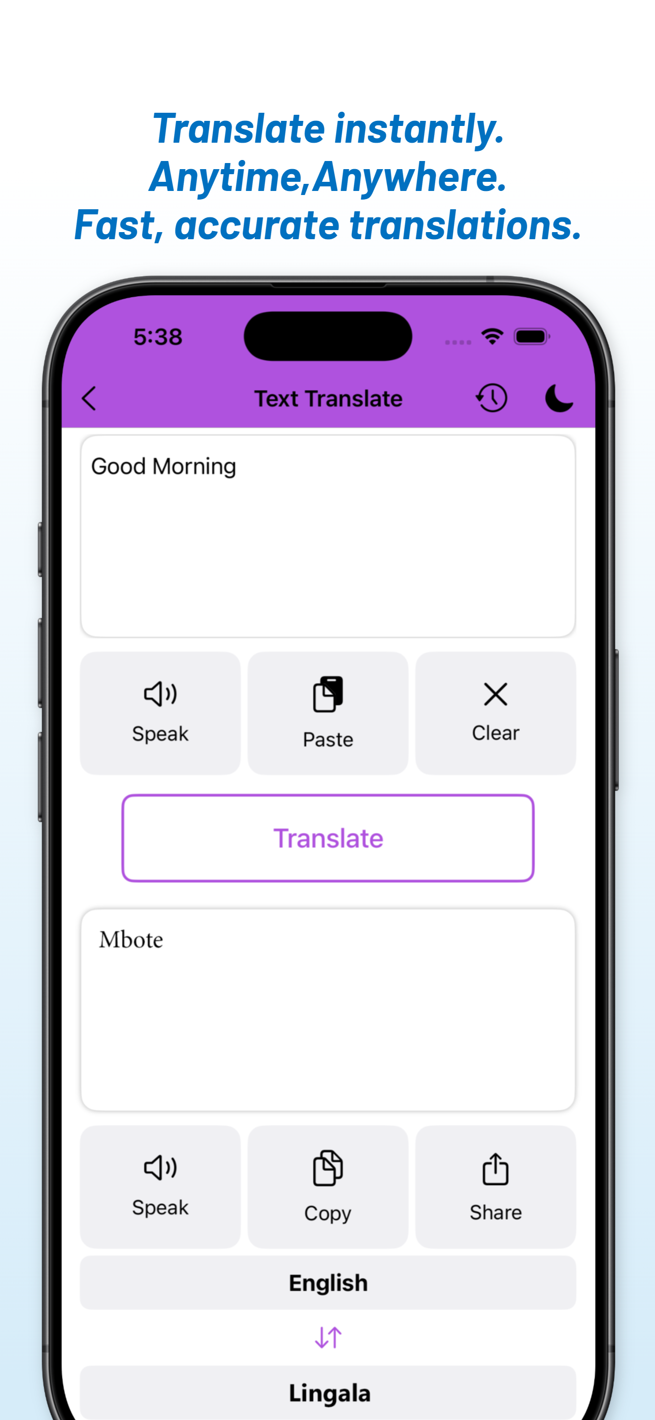 English - Lingala Translator screenshot 4