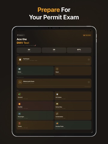 California DMV Test Practice iPad screenshot