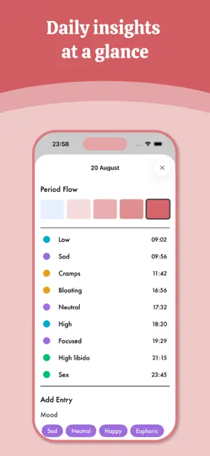 Cira: Period & Cycle Calendar screenshot 2
