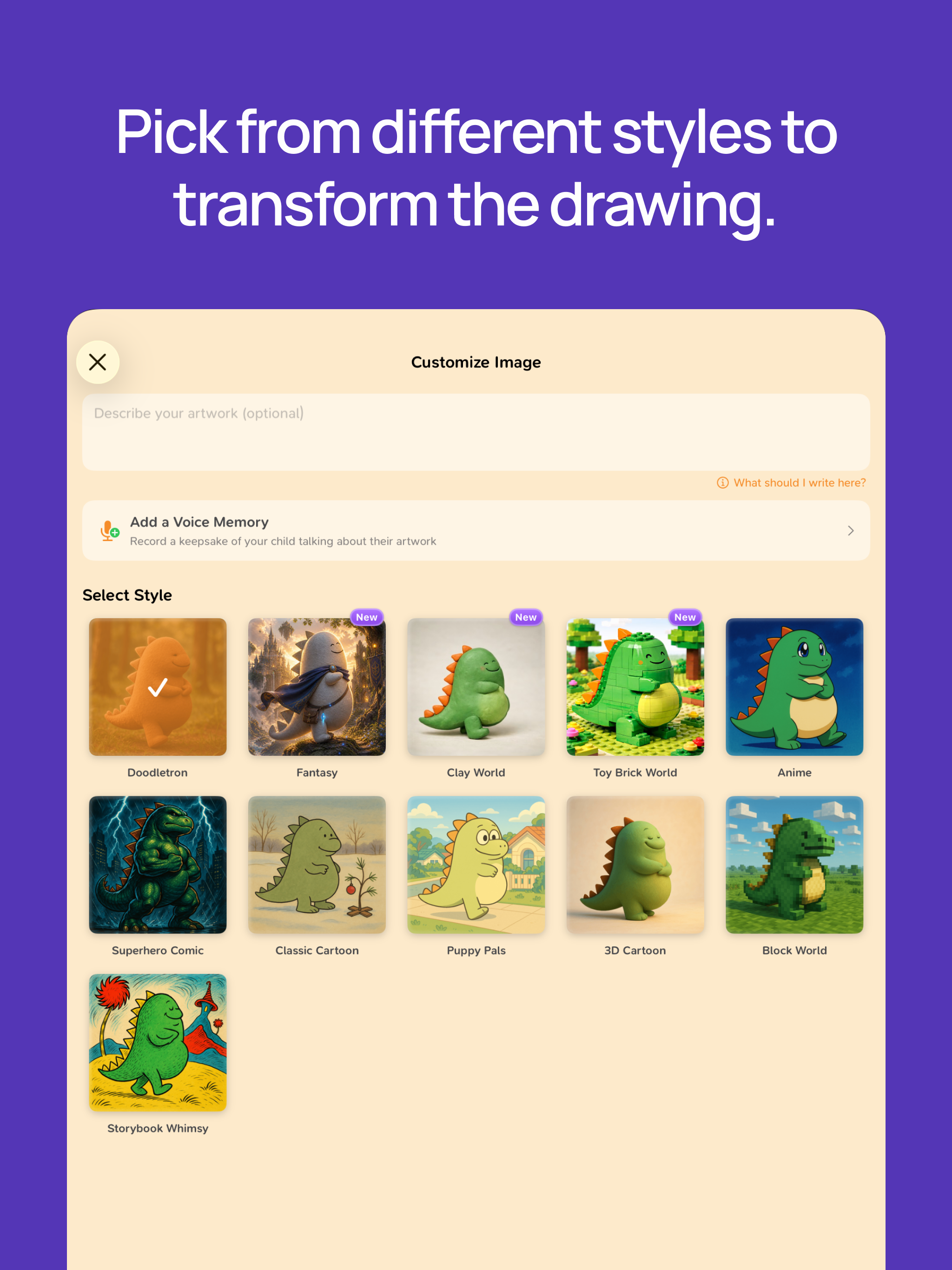 Doodletron: Animate Drawings