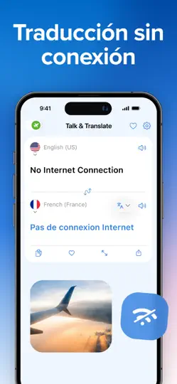Captura de pantalla de Talk & Translate AI Translator en iPhone 4