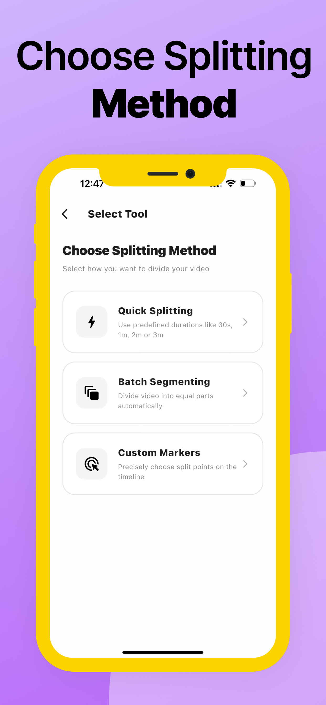 Video Splitter Clips screenshot 3