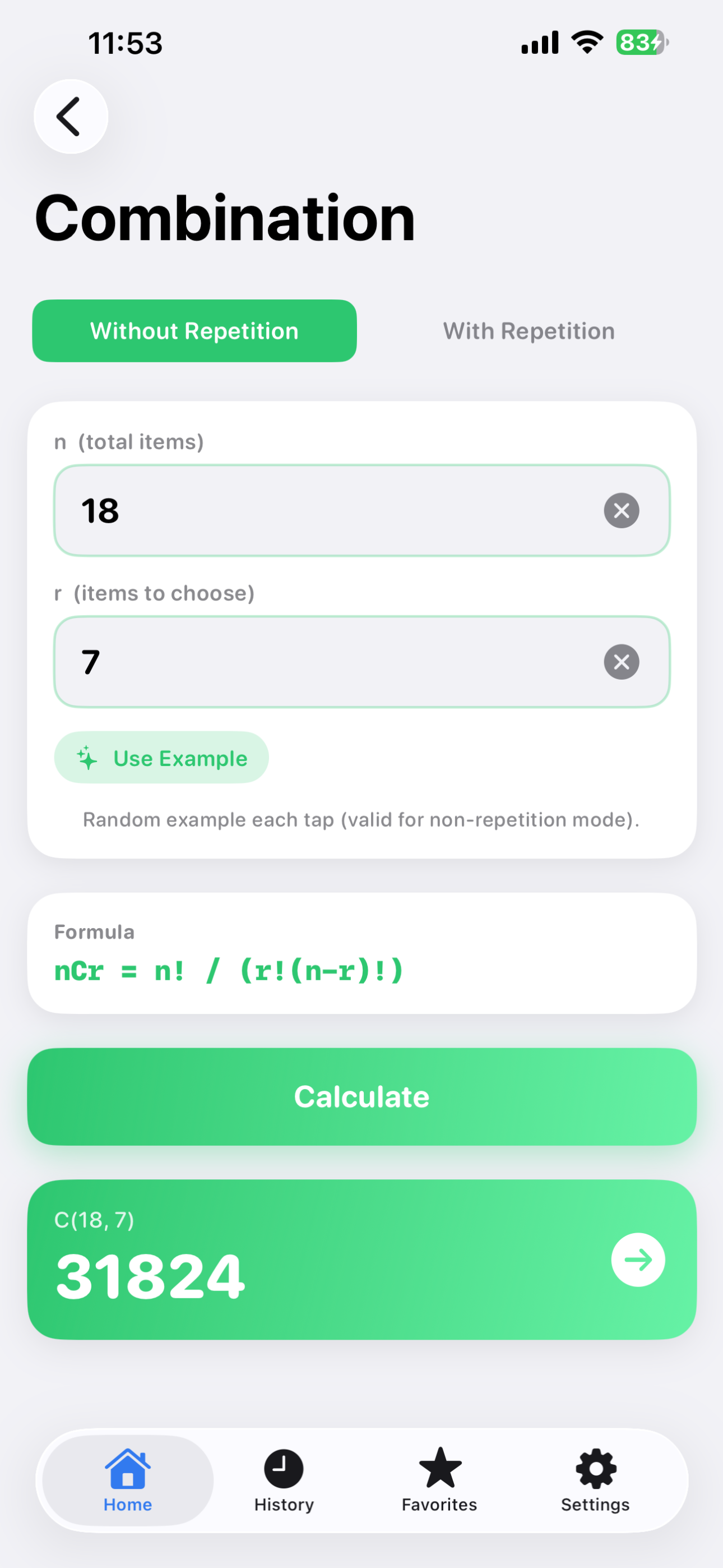 CombiPerm Calculator by CS