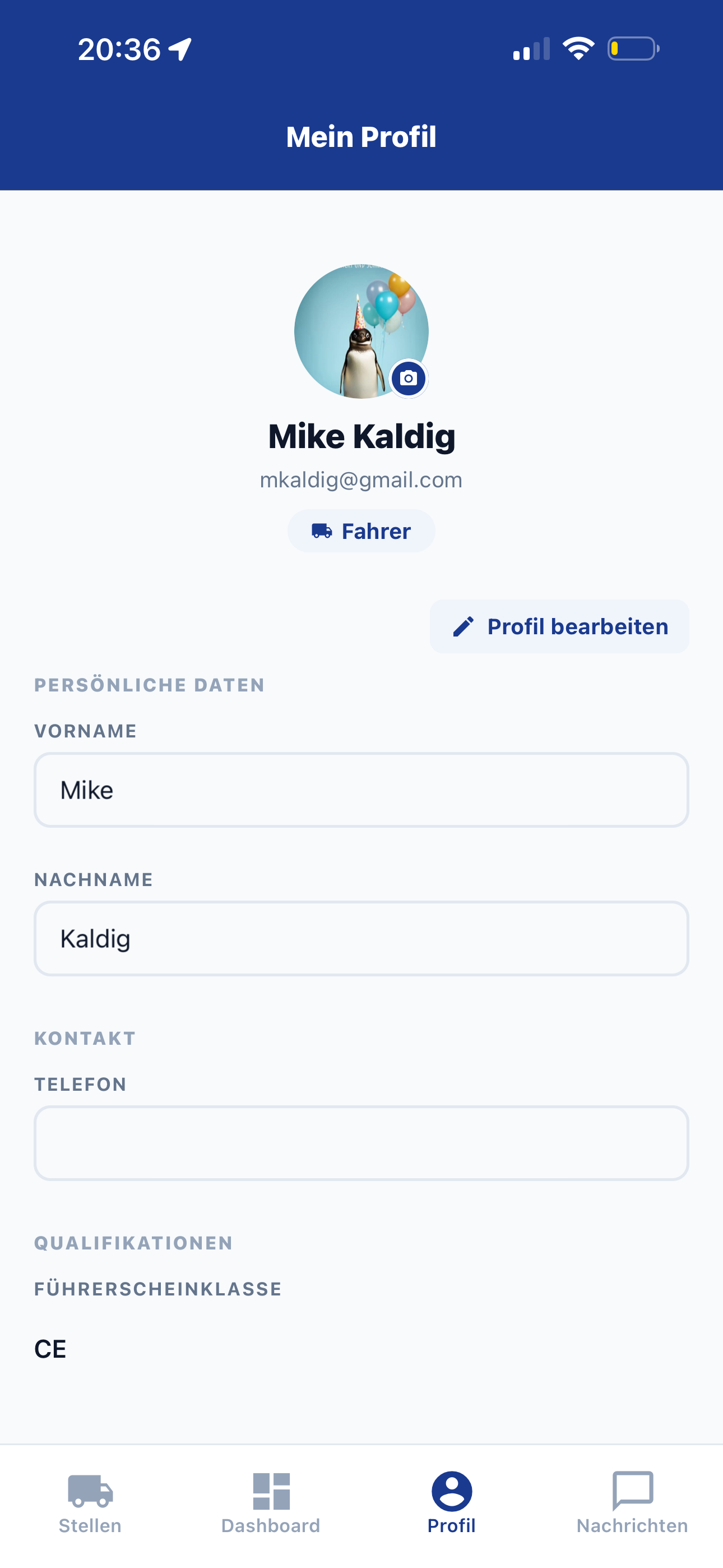 Wir suchen LKW Fahrer screenshot 3