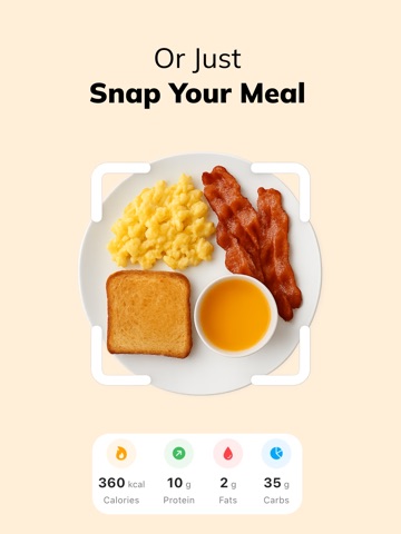 AI Food Tracker - DietPal iPad screenshot