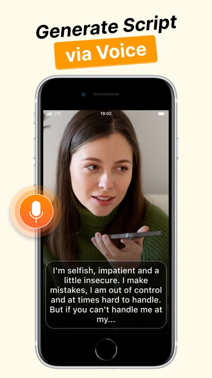 Teleprompter: AI Script prompt