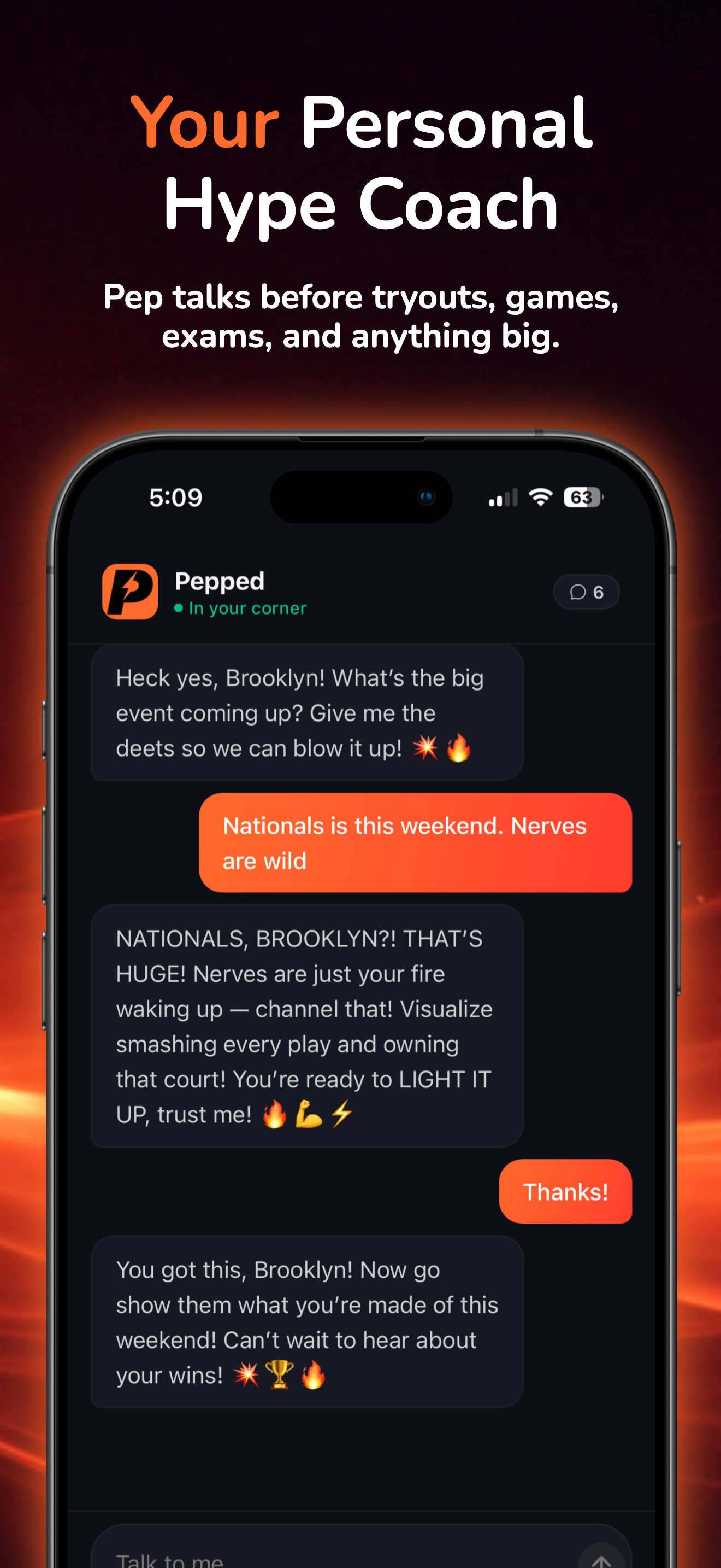 Pepped: Hype for Big Moments