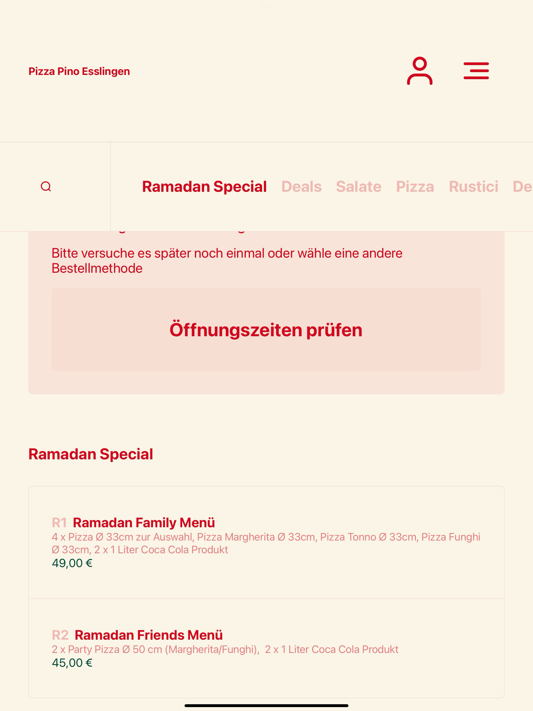 Pizza Pino Esslingen
