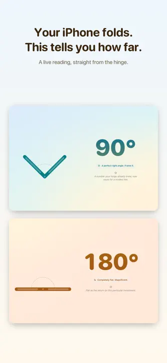 Ajar: Hinge Angle screenshot 1