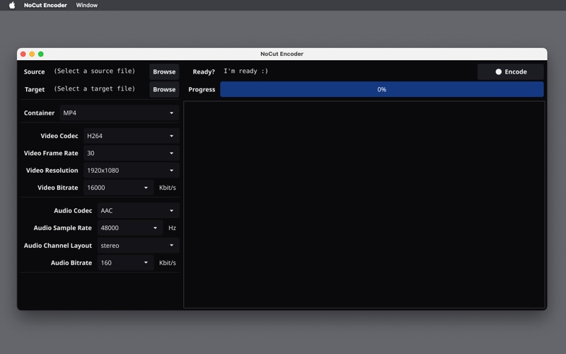 NoCut Encoder screenshot
