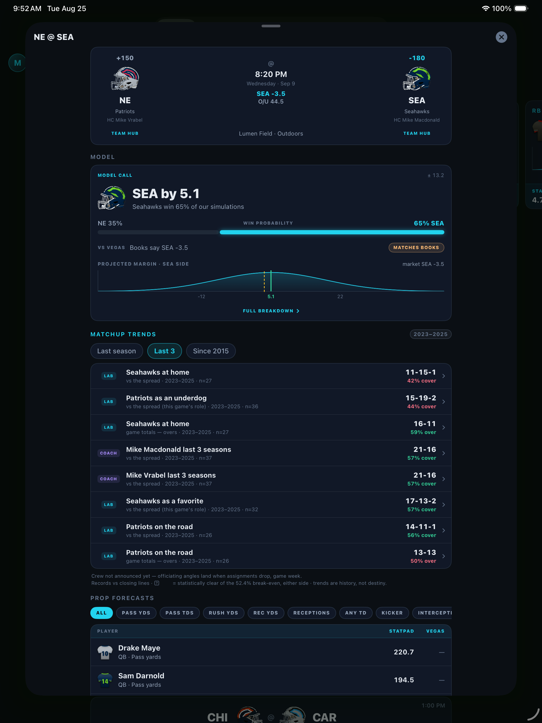 StatPad — NFL Analytics screenshot 11