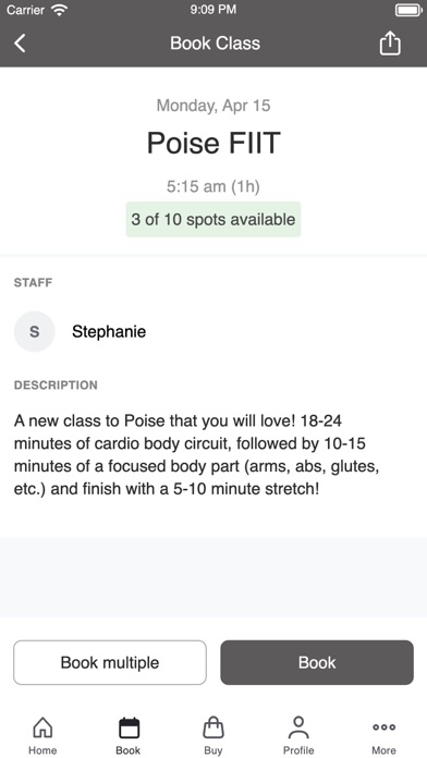Poise Pilates+Barre LLC Screenshot