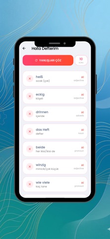 Almanca Kelimeler Testi Screenshot 5 of 7