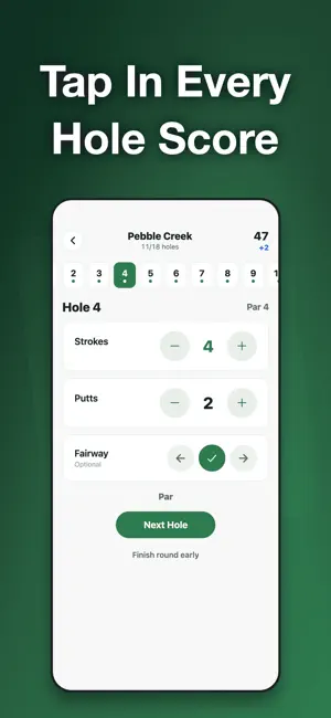 Golf Scorecard・Round Tracker screenshot 2