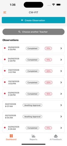 CW-FIT iPhone screenshot