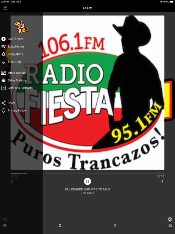Screenshot #5 pour Radio Fiesta WLMX