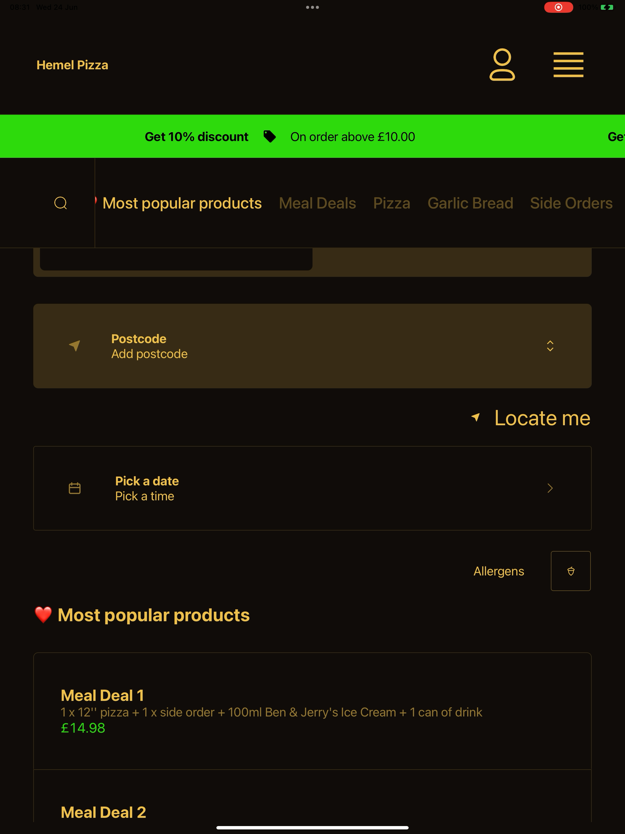 Hemel Pizza screenshot 13