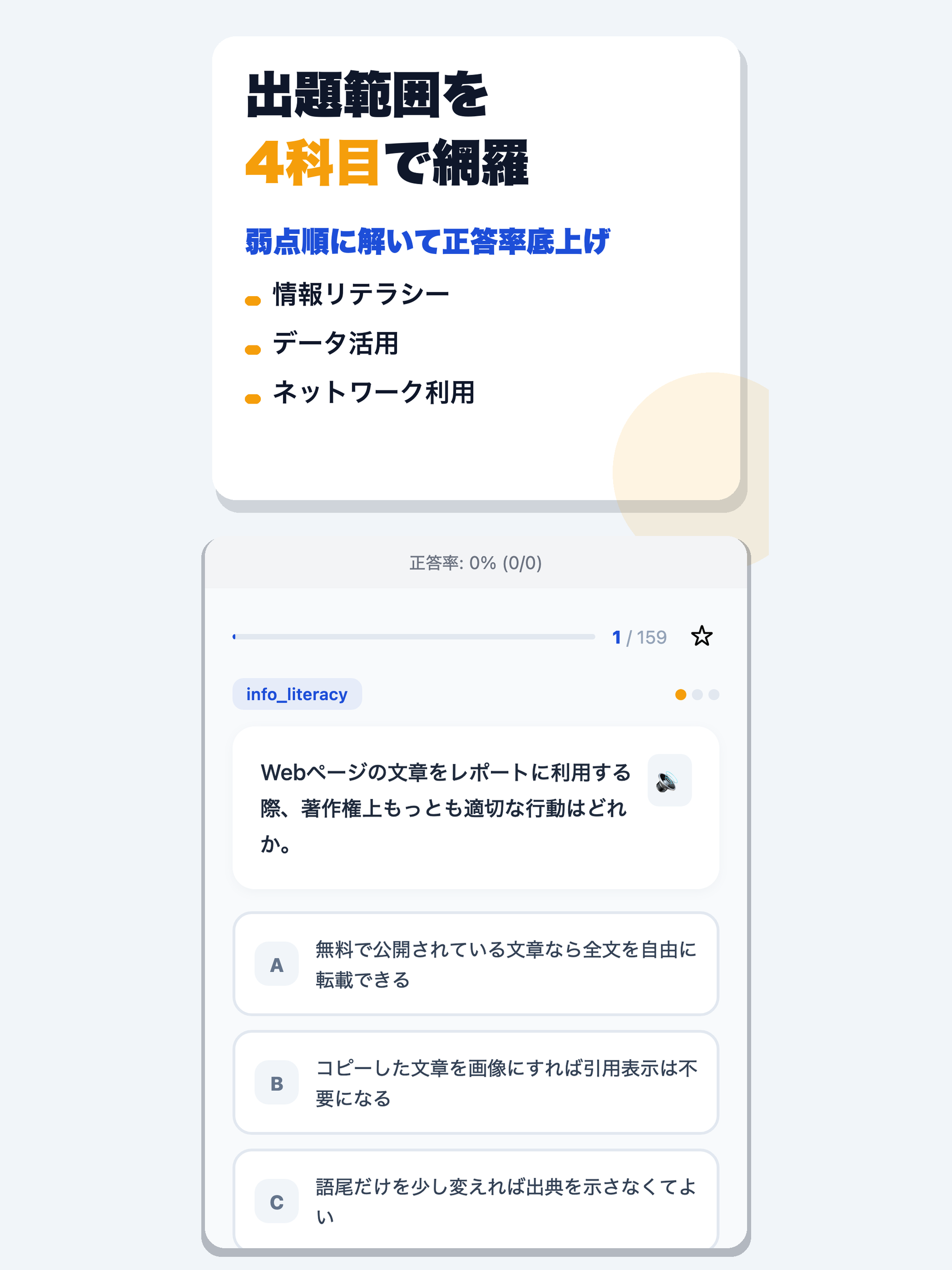 情報検定 情報活用試験 合格ドリル