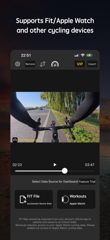 Cycling Dash-Data video tool Screenshot 2 of 6