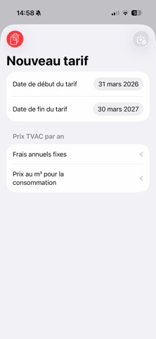 WaterTrack - Compteur eau screenshot