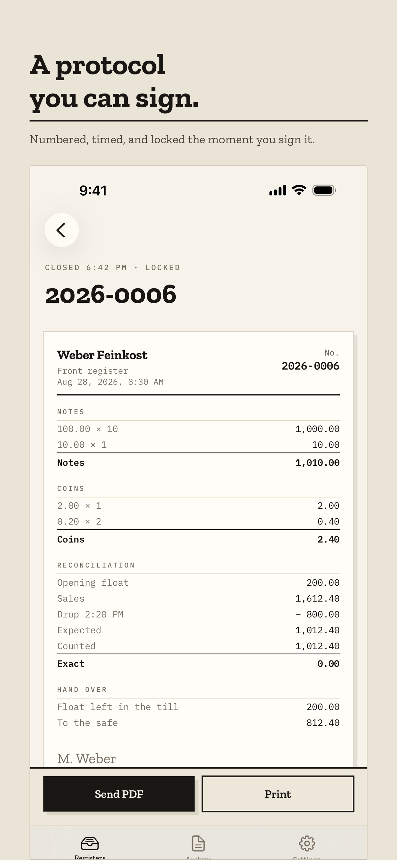 Screenshot 3 of Tillsheet: Count Money