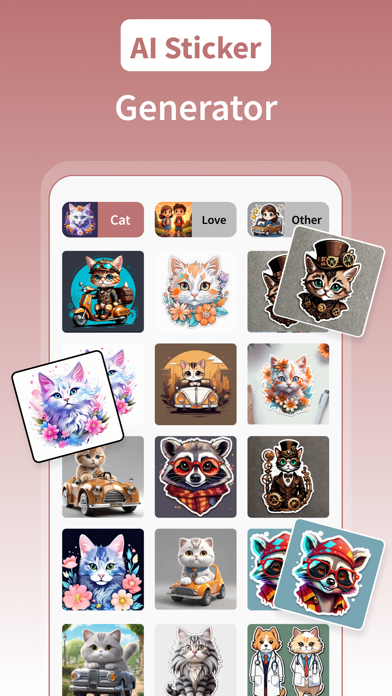 AI Sticker Generator Screenshot