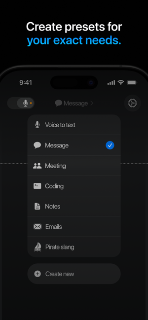 Superwhisper - AI Dictation Screenshot
