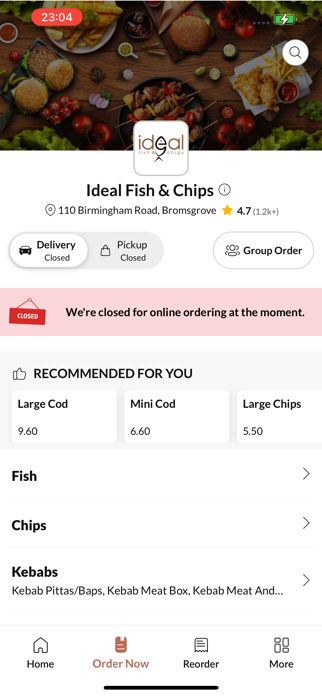 Ideal Fish & Chips Screenshot 2 of 4