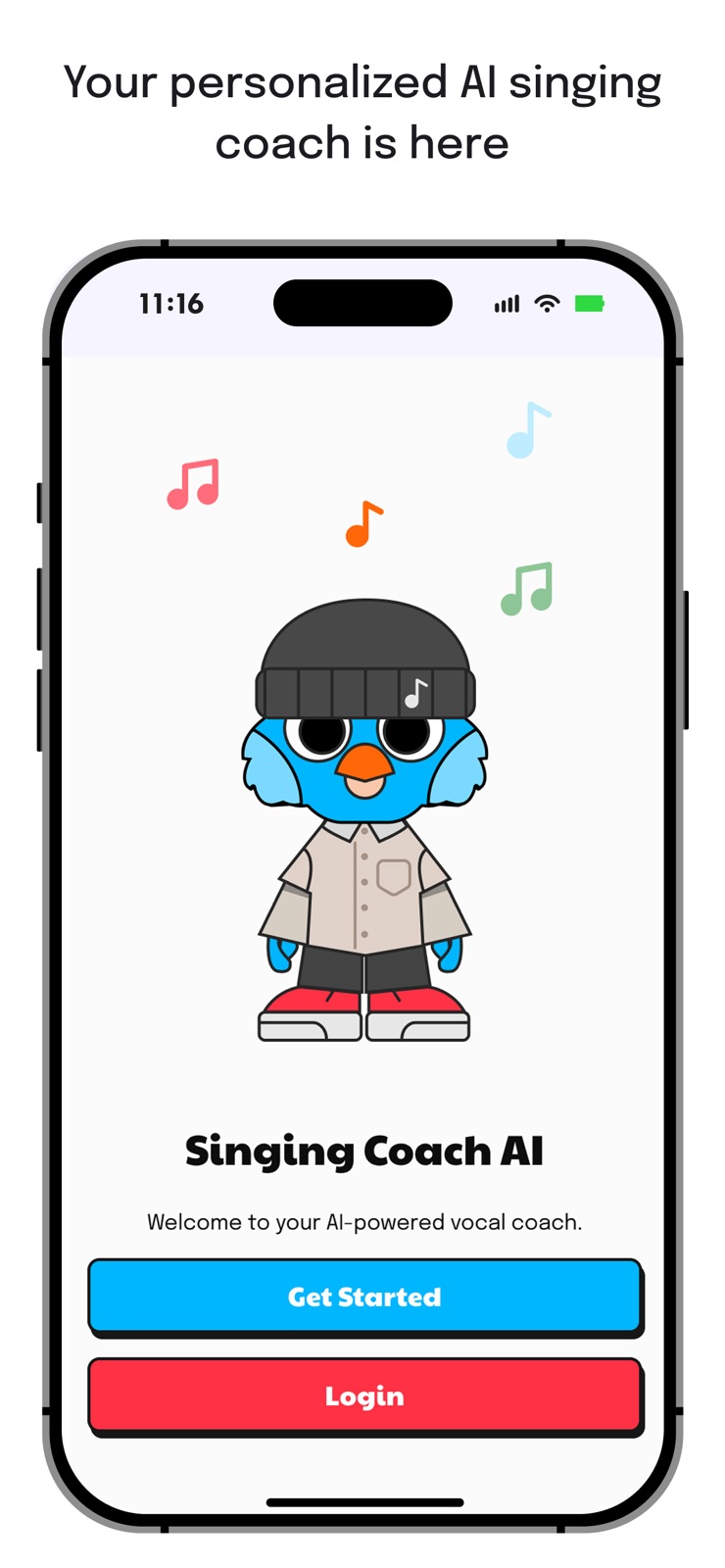 Singing Coach AI iphone screenshot 1