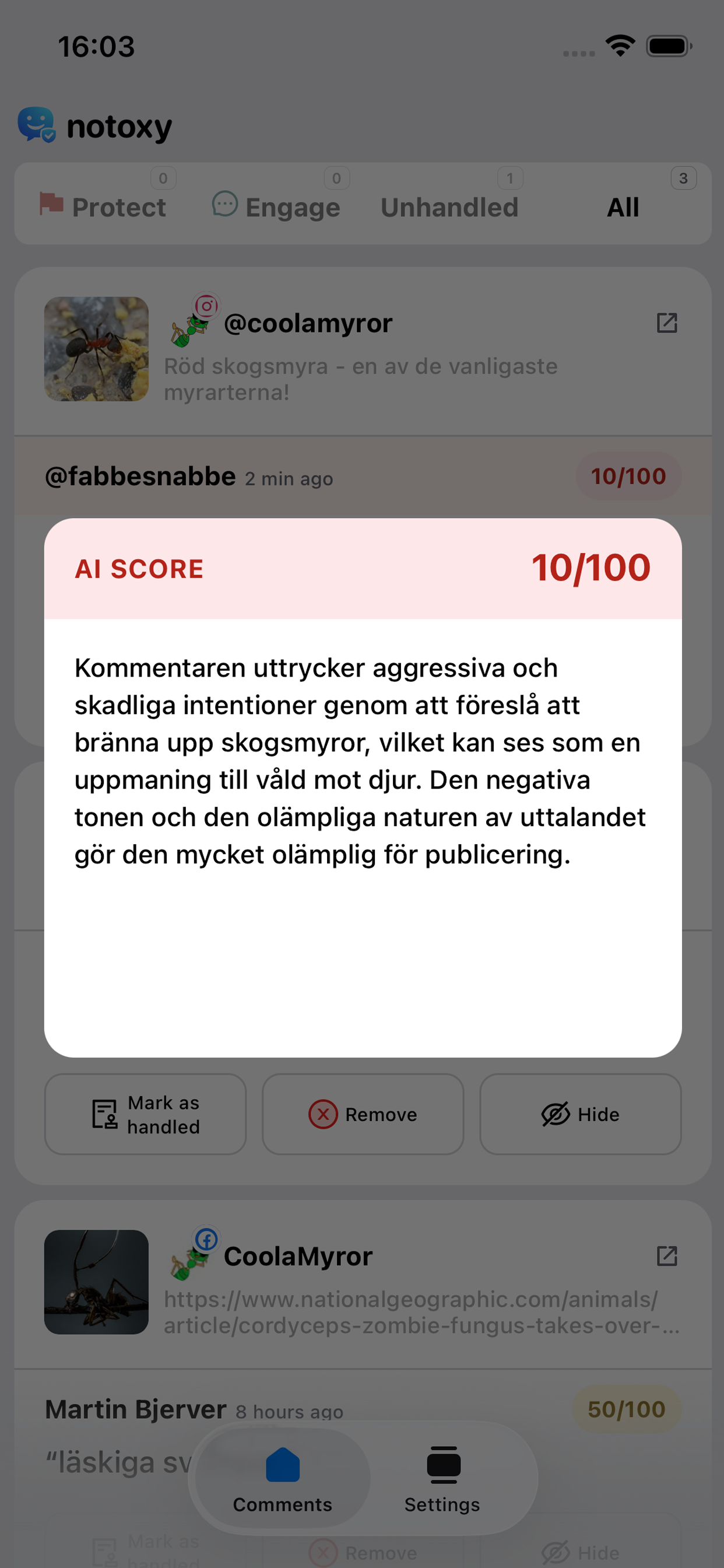 Notoxy screenshot 3