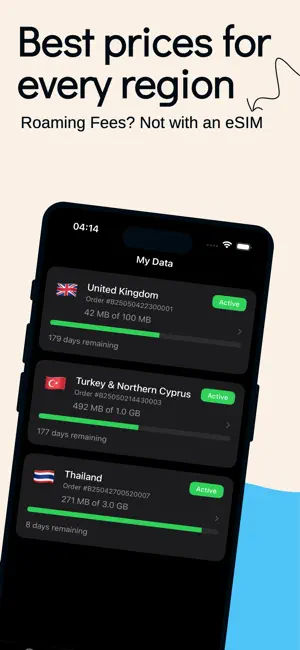 eSIM – Travel Internet App screenshot 4