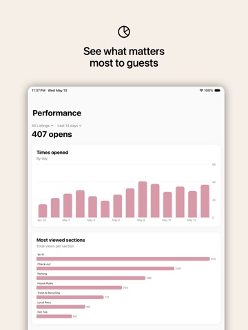 Guest Manual for Airbnb Hosts iPad screenshot