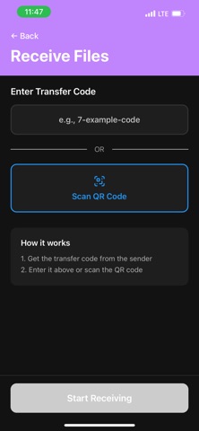 ZetaBeam - Transfer anywhere screenshot