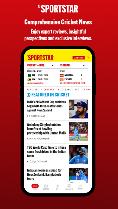 Sportstar: Live Sports & News Screenshot