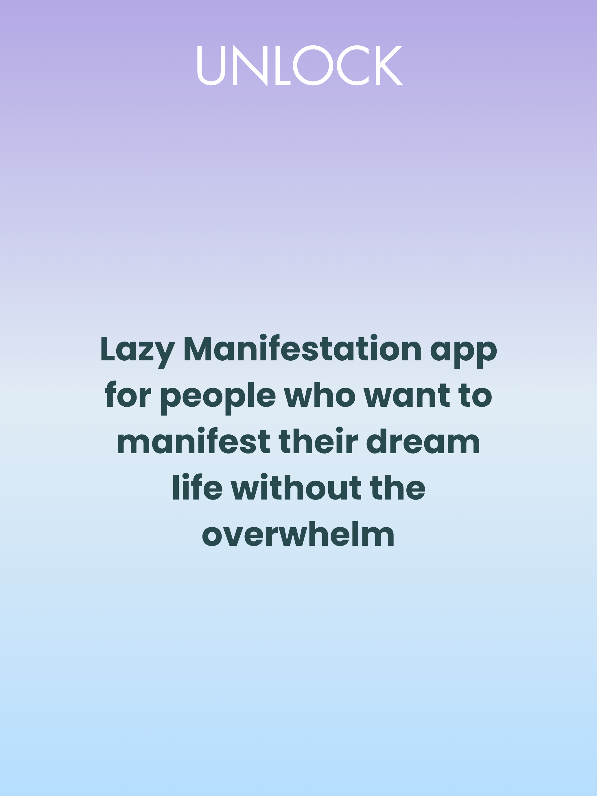 UNLOCK-Daily Manifestation App