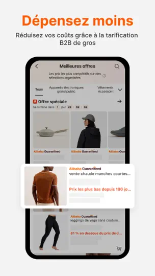 Capture d'écran de Commerce B2B Avec Alibaba sur iPhone 5